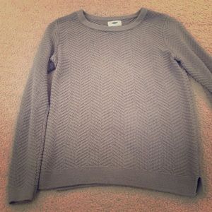 Grey Old Navy crew neck sweater